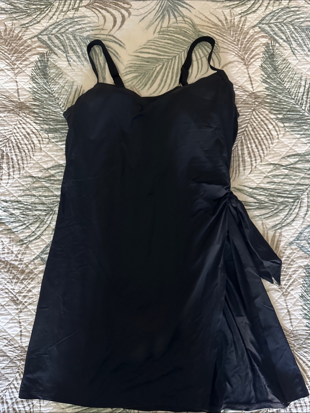 Swim Dress with Side Tie